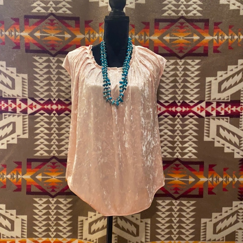 Pink Velvet Blouse Lauren Conrad